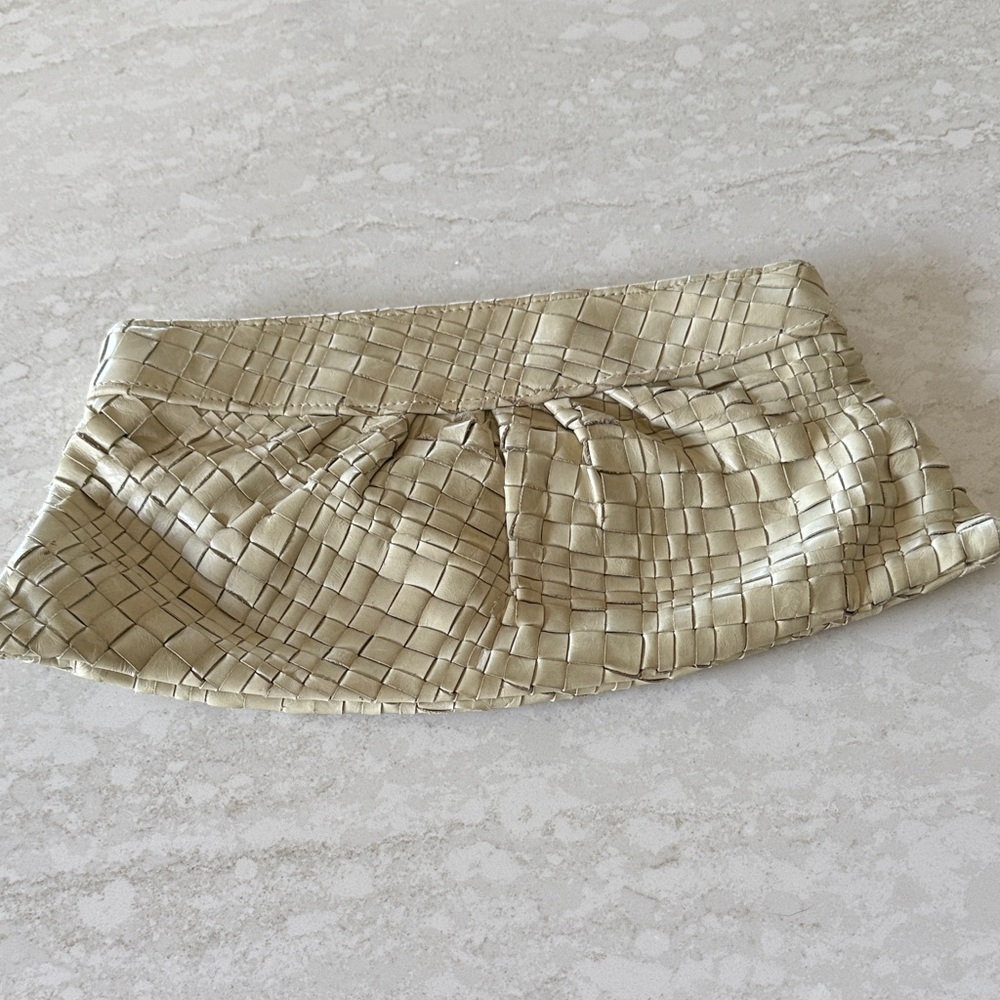 Lauren Merkin Woven Clutch